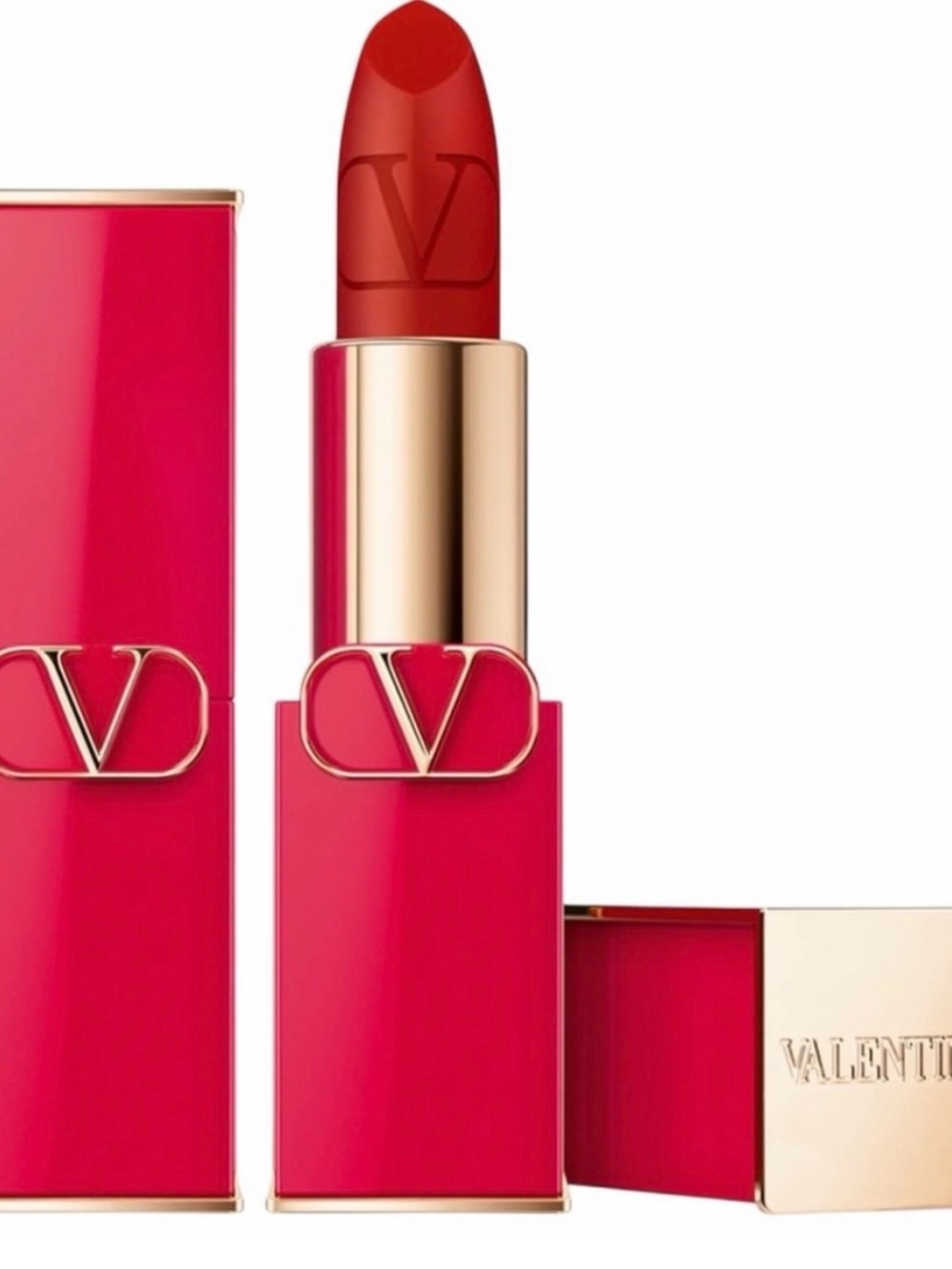 Valentino Red Satin-Finish Lipstick 219 A